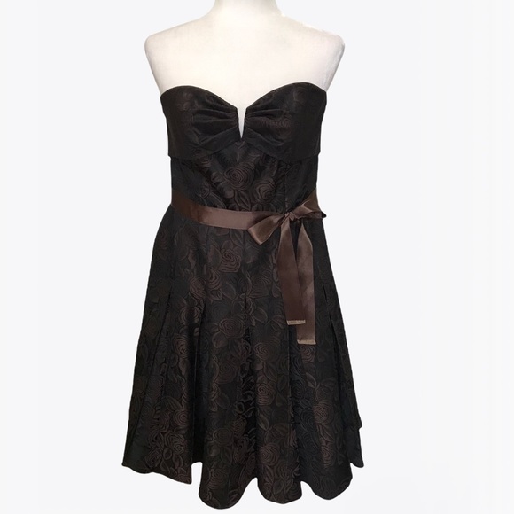 Liancarlo Couture Neiman Marcus 100% Silk Strapless Dress 10/12 - Picture 17 of 17